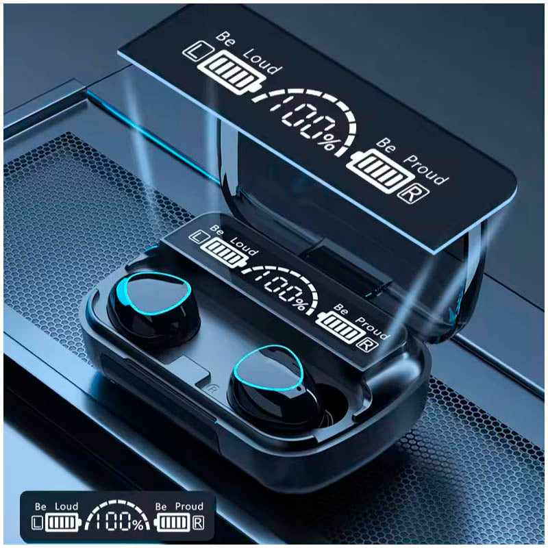 Audífono Inalámbricos F9 Con Power Bank